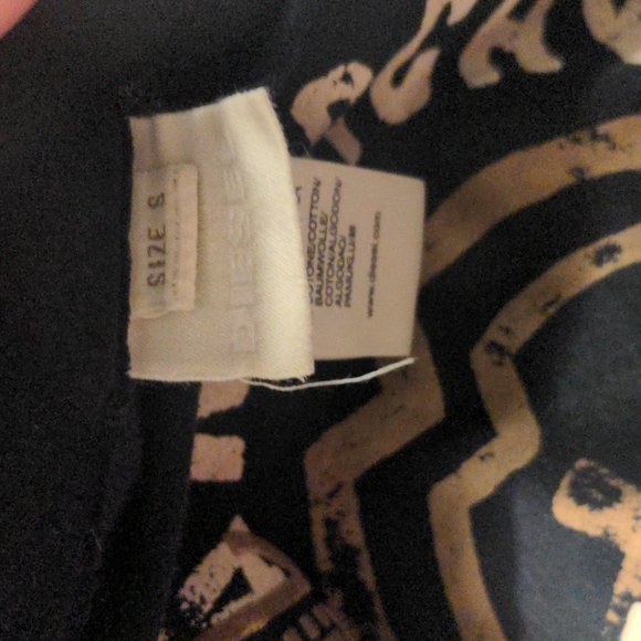 Vintage Diesel crop top Asian style - Picture 3 of 3